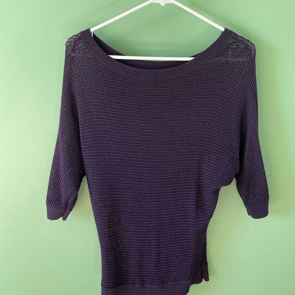 Express short sleeve sweater